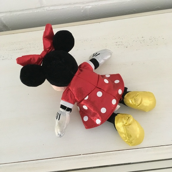 2013 Stuffed Ty Sparkly Minnie Mouse Toy Beanie Baby Collector - Picture 3 of 6